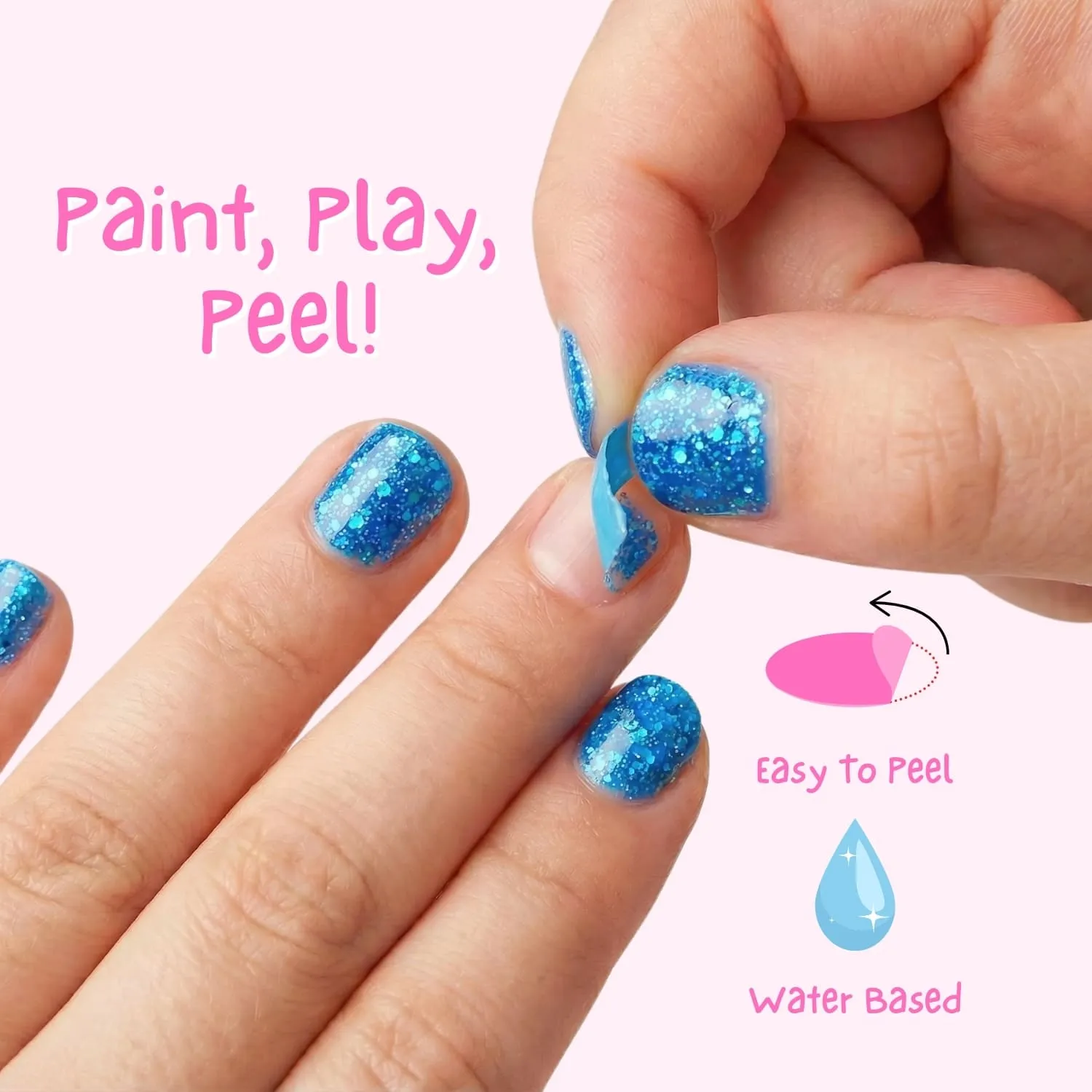 Miss Nella Cool Kid Royal Blue smalto blu peel-off