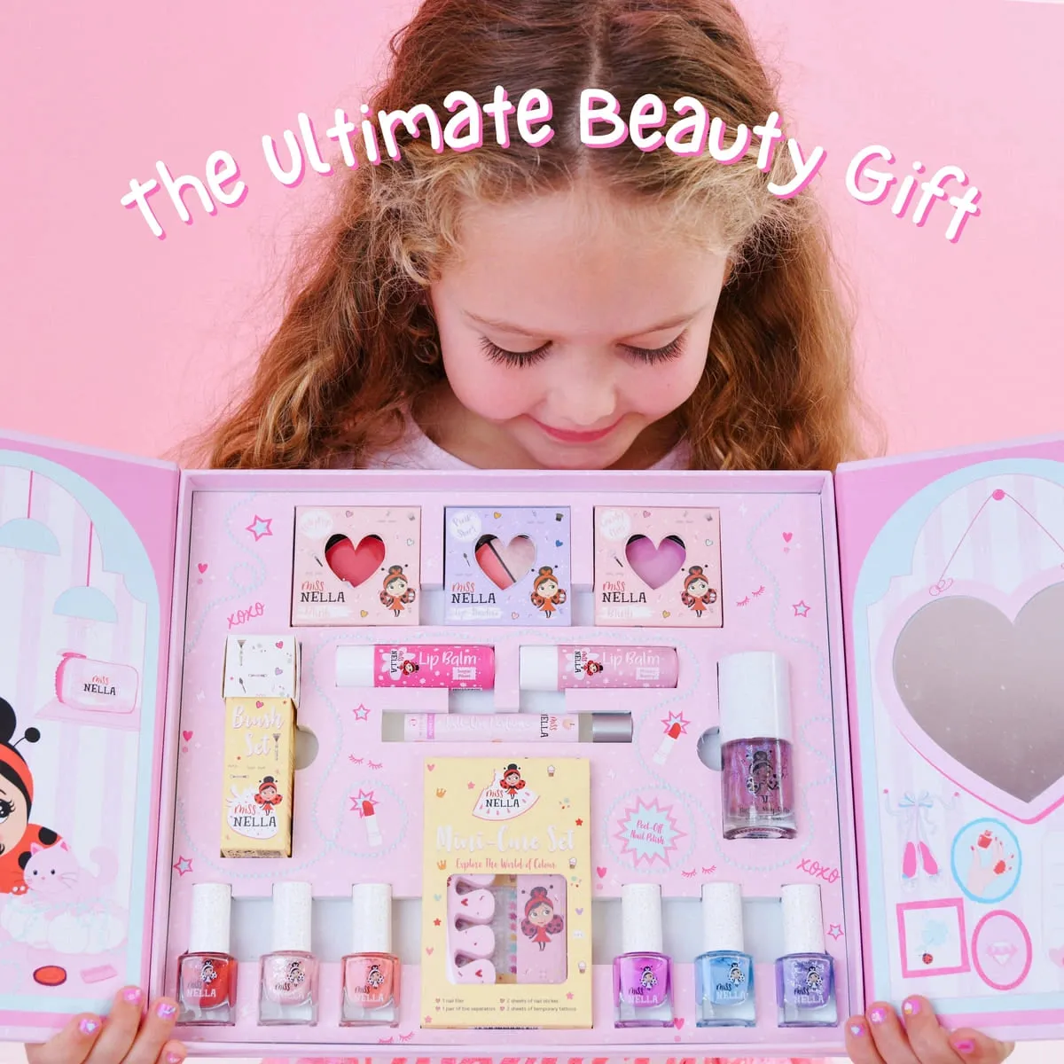Miss Nella Sparkle & Glow Studio set trucco bambina valigetta