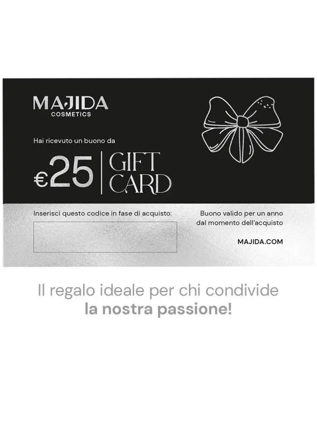 Majida gift card 25 euro buono regalo unghie