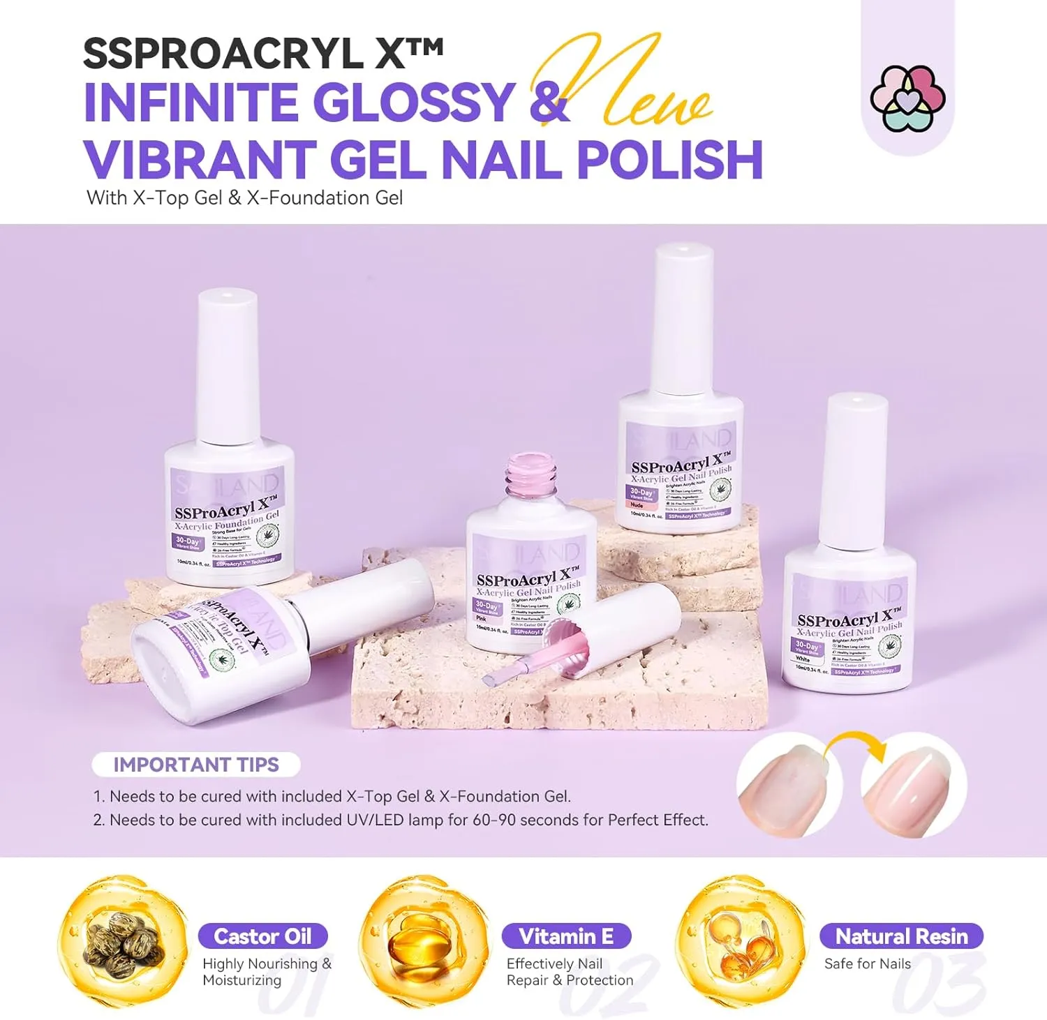 Saviland SSProAcryl X Supreme kit unghie acriliche completo