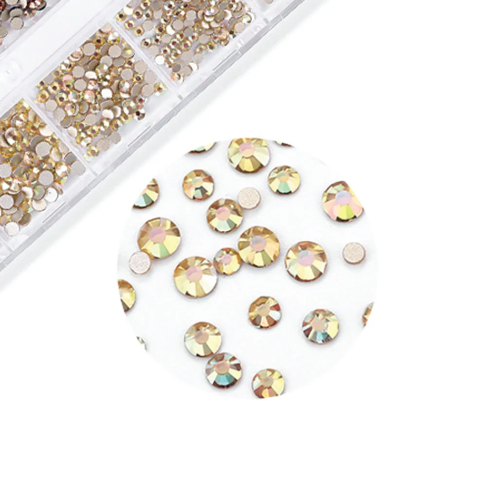 New Nails System Strass Kit 10 strass unghie mix misure