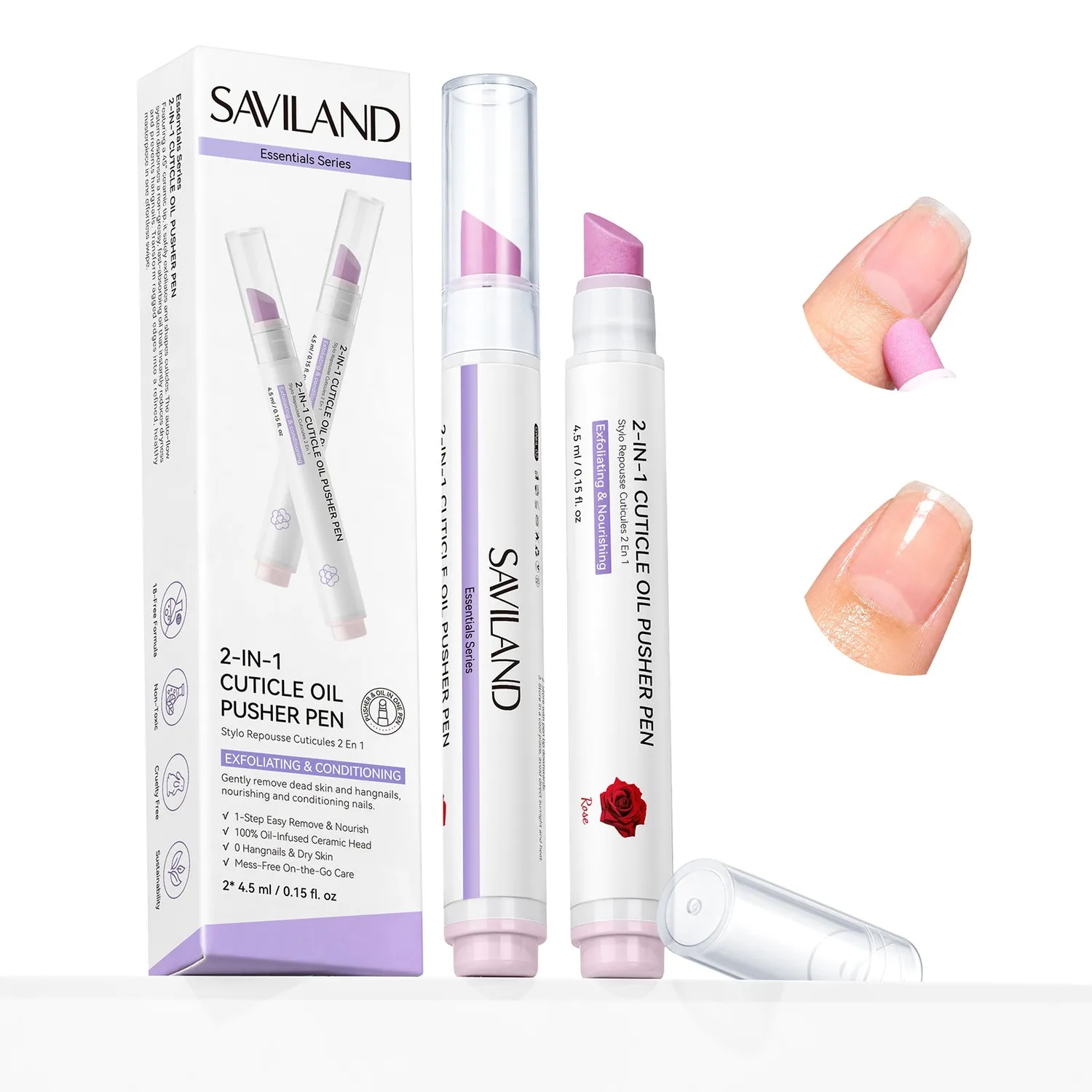 Saviland Penna Olio Cuticole Idratante 2 Pezzi