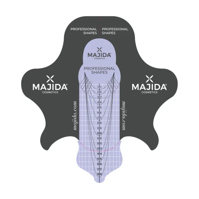 Majida Cosmetics Nail Form Cartina 100 pz allungamento salone