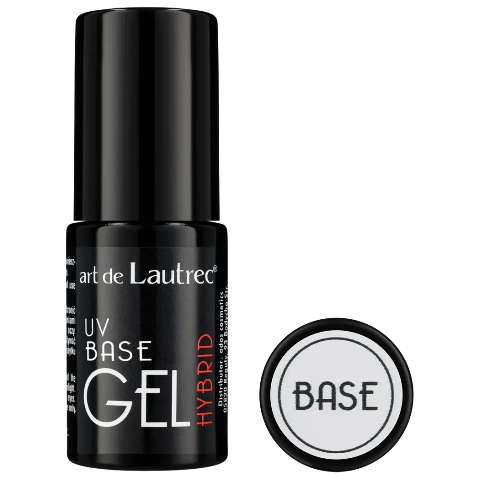 Ados Cosmetics UV Gel Hybrid base semipermanente 6 ml step 1