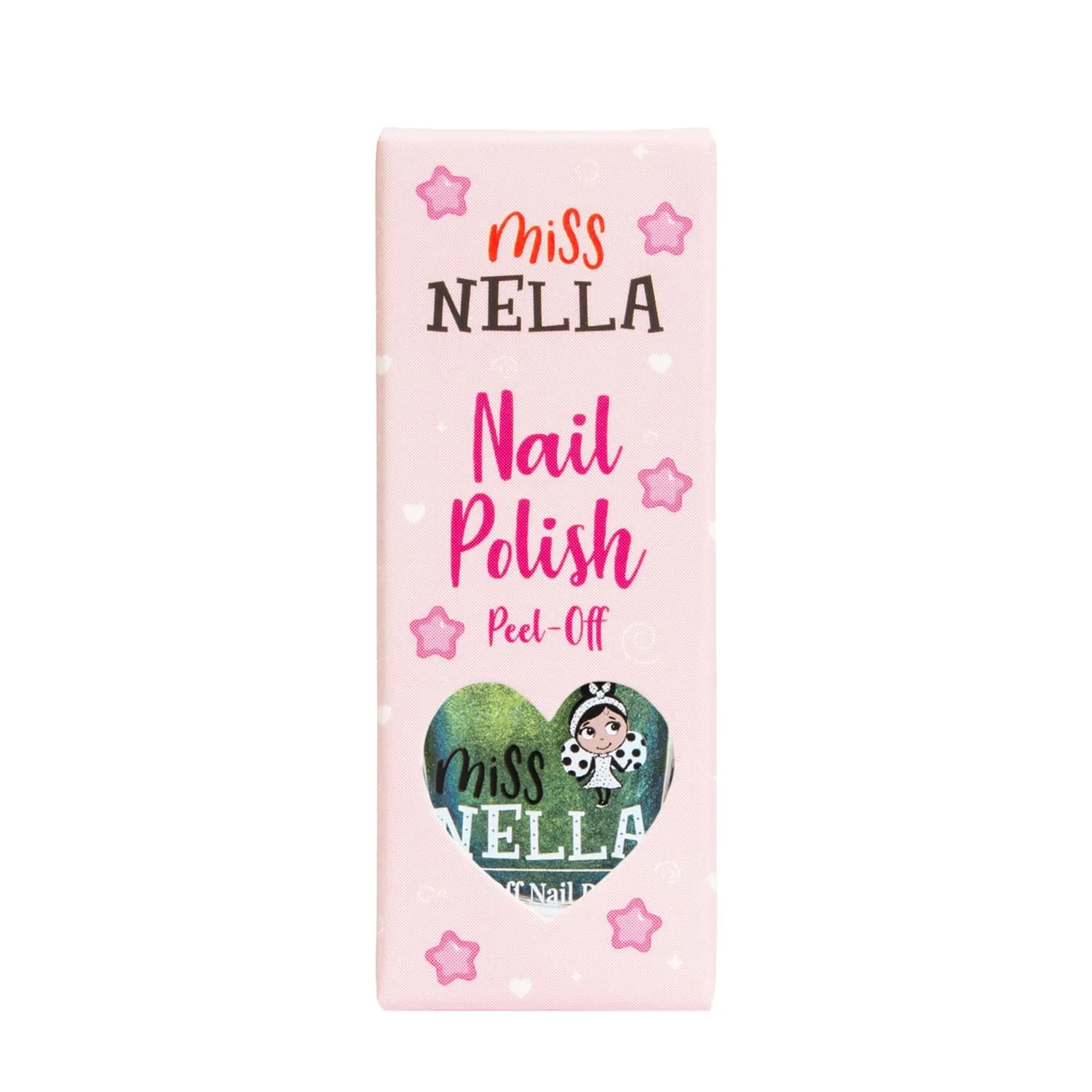 Miss Nella Alien Poo smalto peel off verde chrome bambina