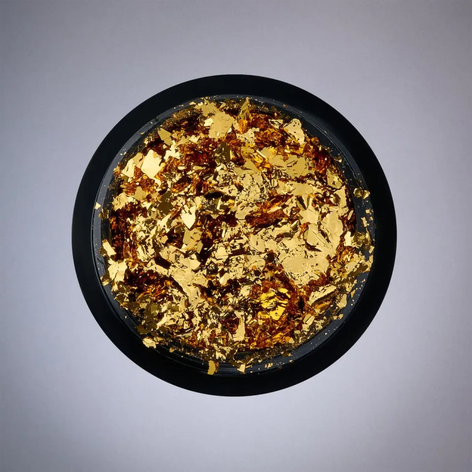 Nail Concept Gold Chrome Flakes decorazione unghie oro freddo