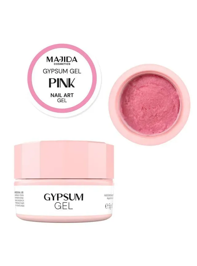 Majida Gypsum Gel nail art 3D Pink effetto gesso