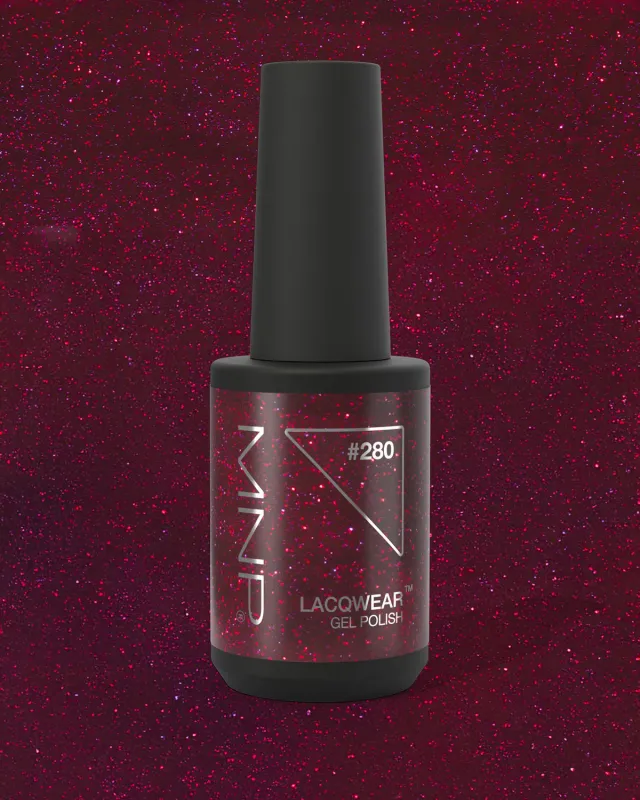Mesauda Nail Pro Lacqwear 280 Black Cherry smalto gel semipermanente 10ml