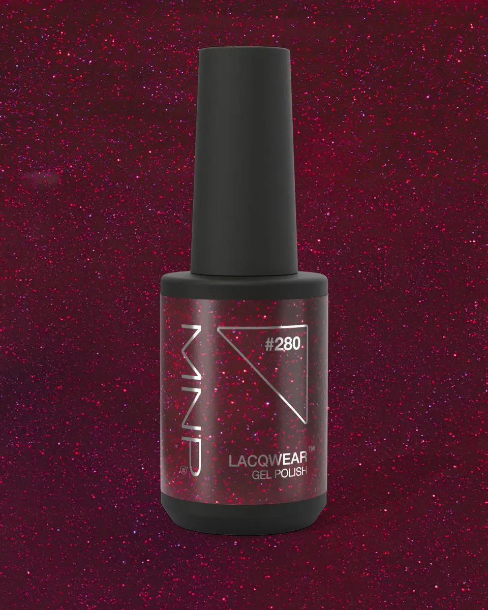 Mesauda Nail Pro Lacqwear 280 Black Cherry smalto gel semipermanente 10ml