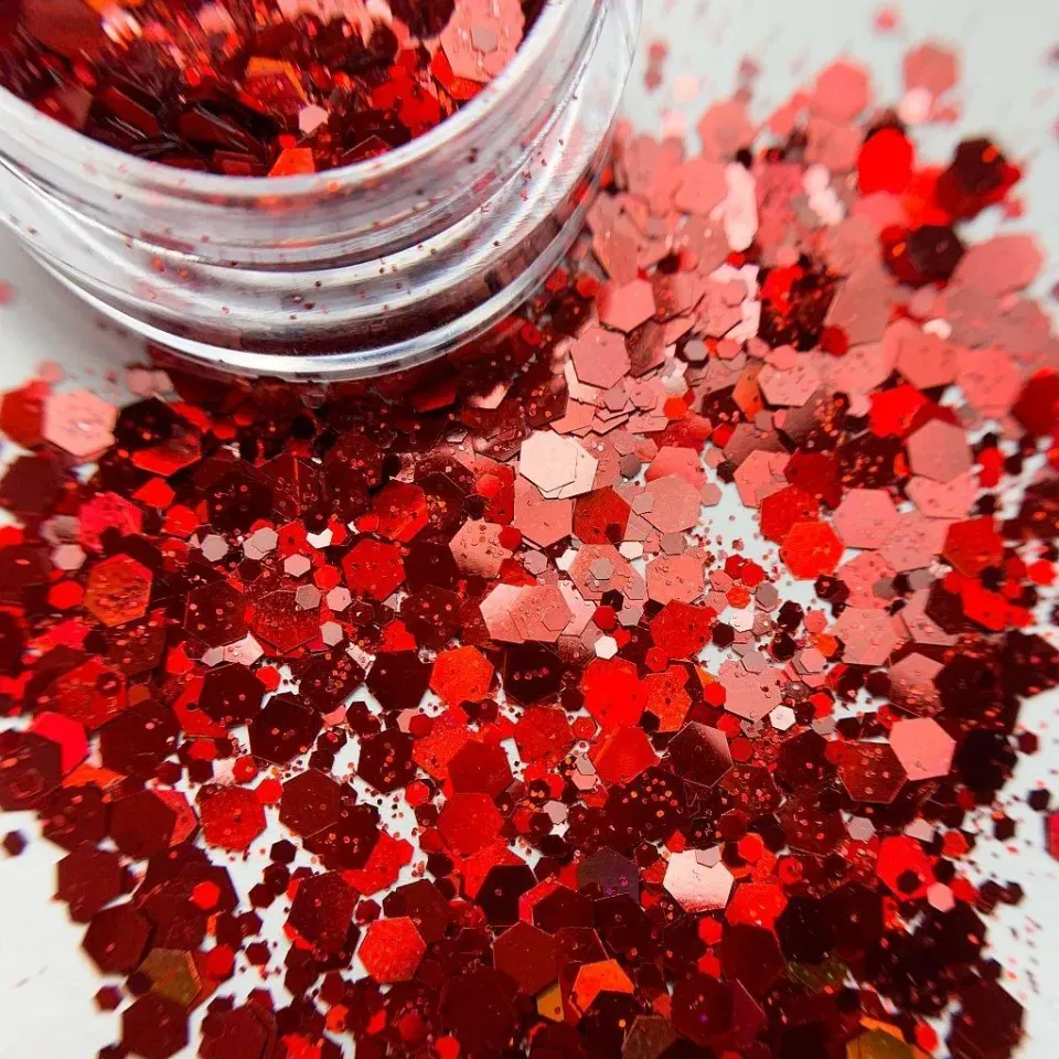 Majida Glitter Star 7 glitter unghie effetto luminoso