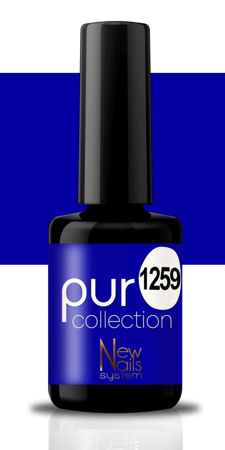 New Nails System Blues 1259 smalto semipermanente blu notte
