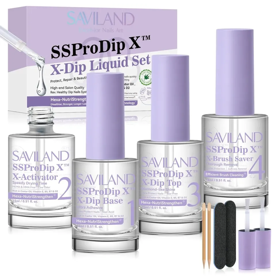 Saviland SSProAcryl X Clear polvere acrilica trasparente durata 30 giorni