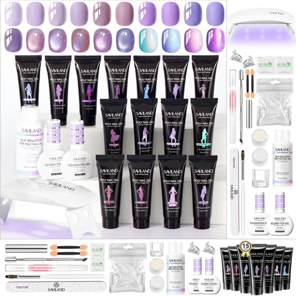 Saviland Polygel Viola 15 colori duochrome duraturo