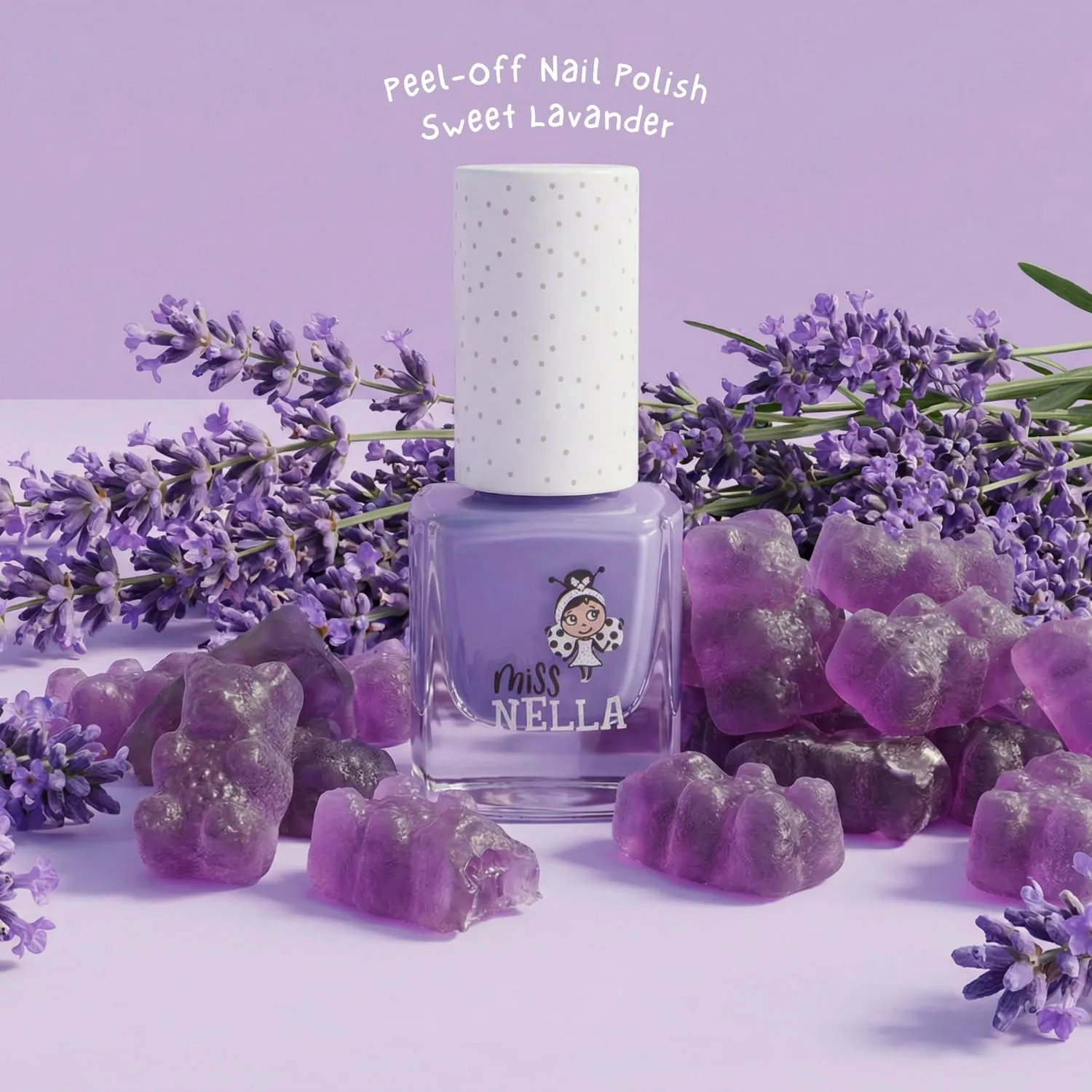 Miss Nella MN11 Sweet Lavender smalto viola intenso coprente