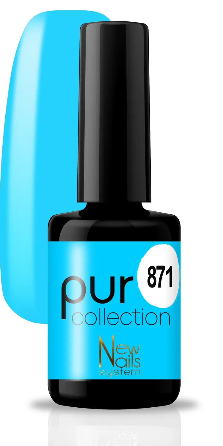 New Nails System Lollipop 871 smalto semipermanente azzurro evidenziatore