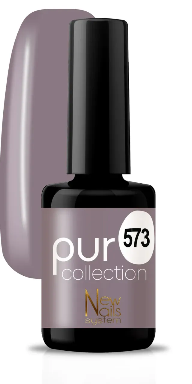 New Nails System Black & White 573 Smalto Semipermanente Tortora