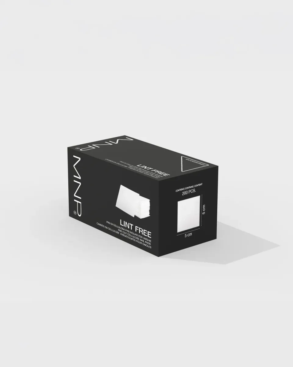 Mesauda Nail Pad Box pad cellulosa 200 pezzi lint-free