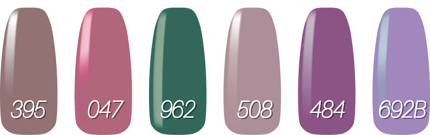 New Nails System Japandi Style Set 6 smalti semipermanenti UV/LED neutri