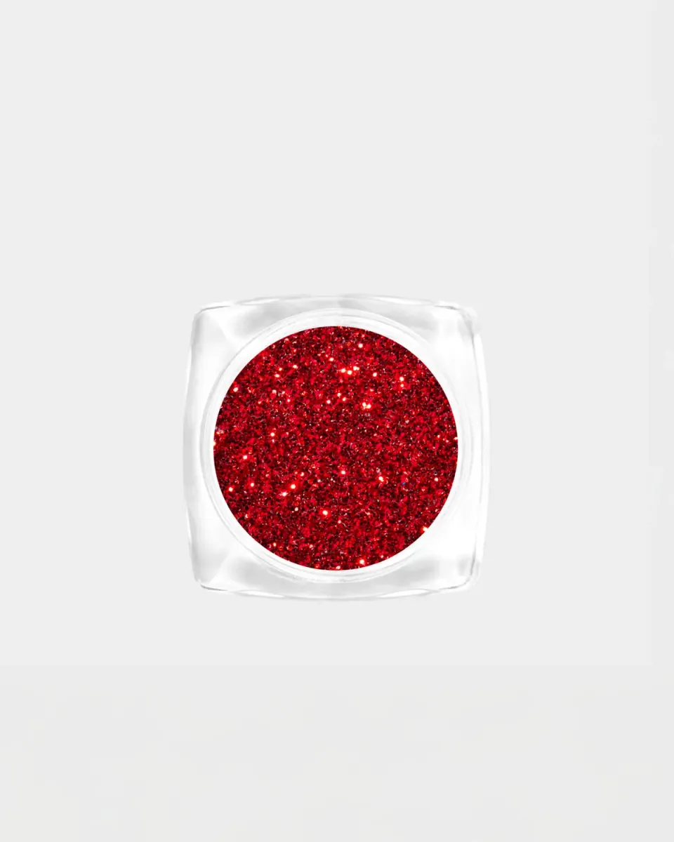 Mesauda Nail Pro Gelegant Ruby glitter unghie 0,3 g rosso
