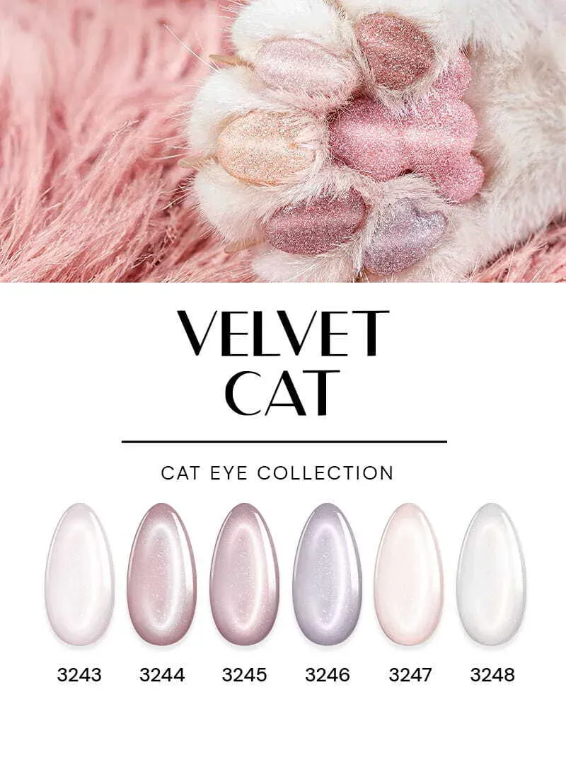 Majida Cat Eye Velvet smalto semipermanente 6x8,5ml magnetico