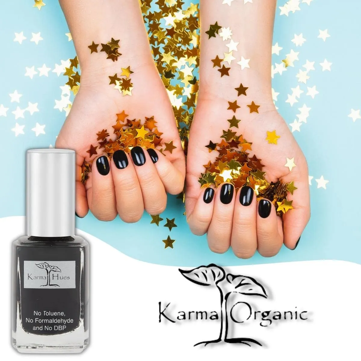 Karma Organic Vinyl smalto unghie nero coprente
