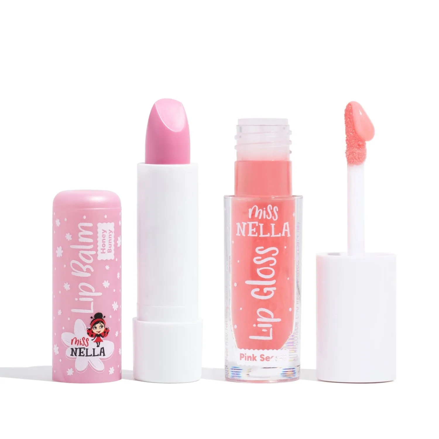Miss Nella Balm Gloss Duo labbra bambina Red Lip Duo
