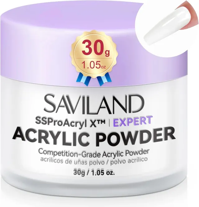 Saviland SSProAcryl X Polvere Acrilica Bianca French 30 Giorni