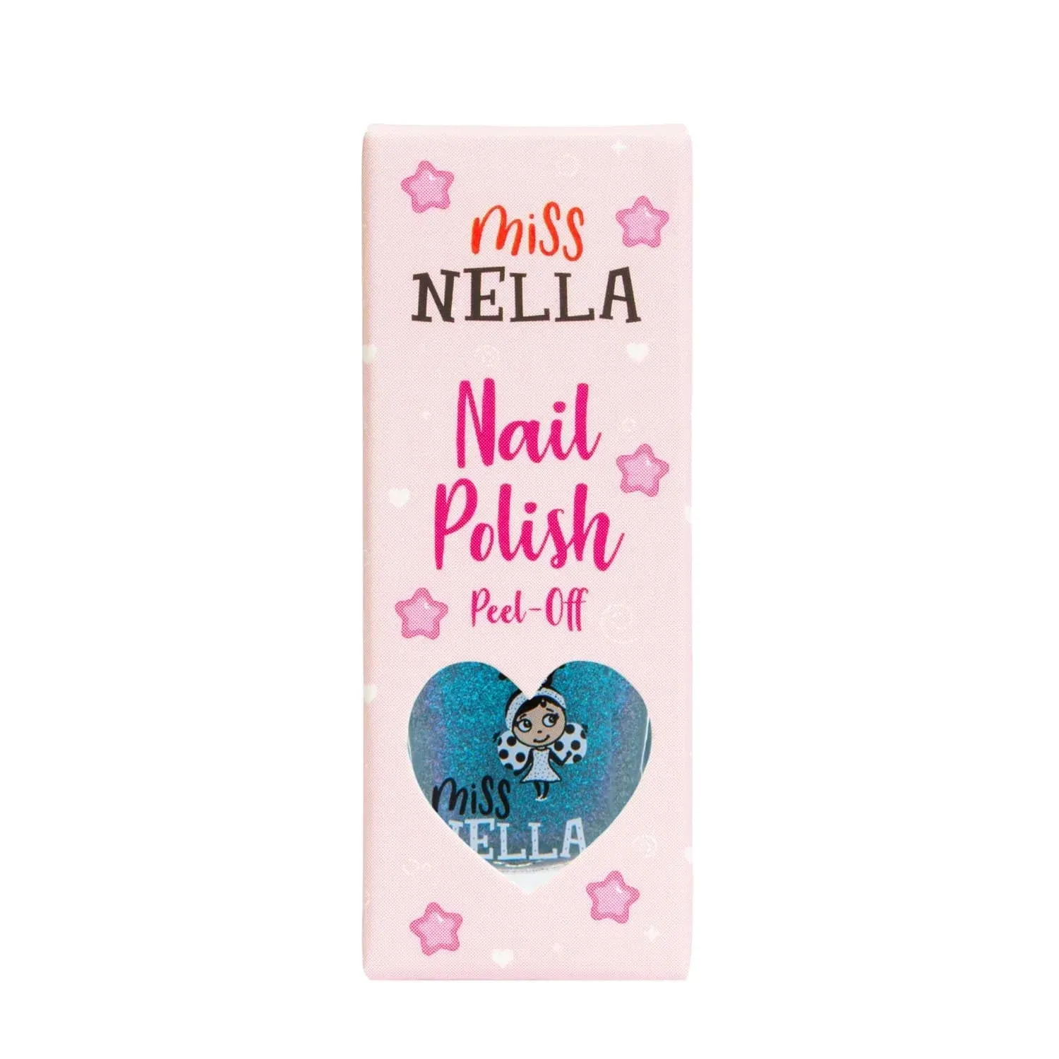 Miss Nella Blue the Candles smalto blu shimmer peel off