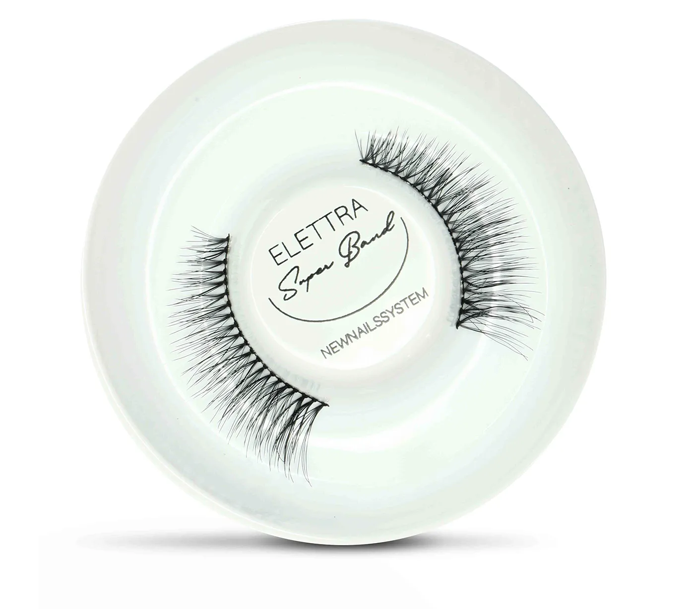 New Nails System Elettra ciglia finte a banda nere effetto naturale
