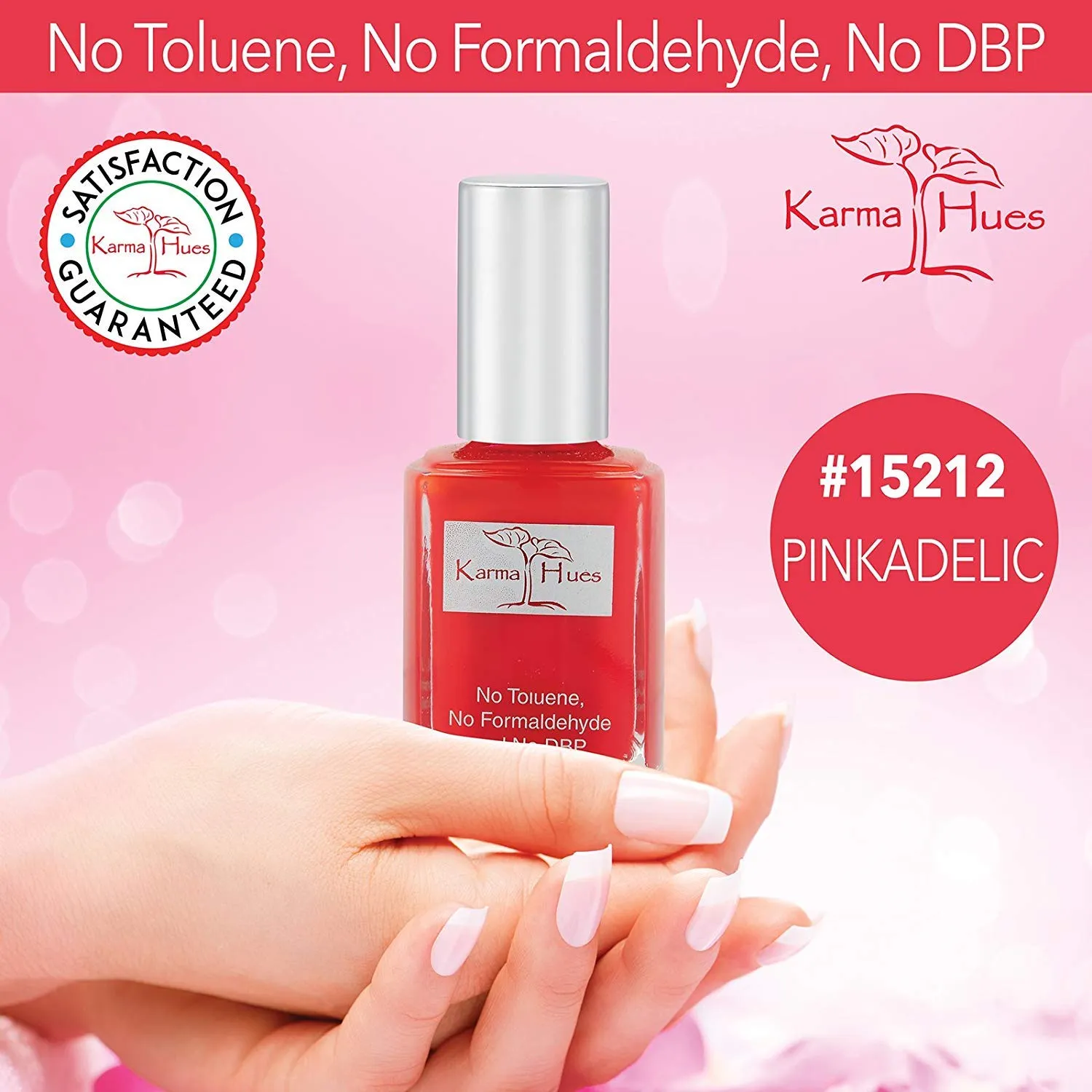 Karma Organic Pinkadelic smalto vegano naturale 7 giorni
