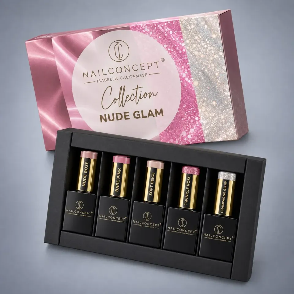Nail Concept Nude Glam SHEERColor kit smalti 5pz nude
