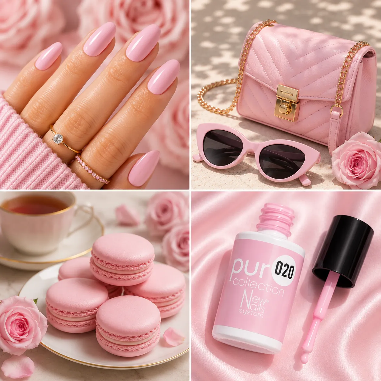 New Nails System Candies 020 Smalto Semipermanente Pink Candy UV/LED
