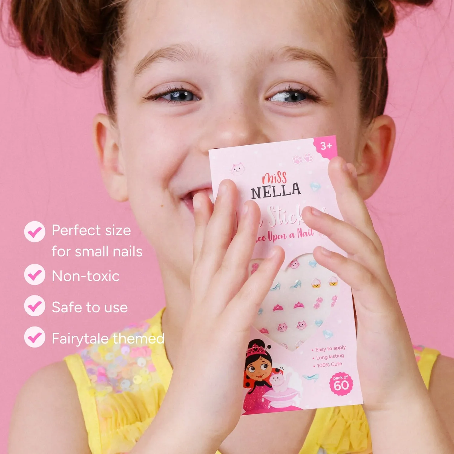 Miss Nella Pretty Pop stickers unghie 60 pezzi