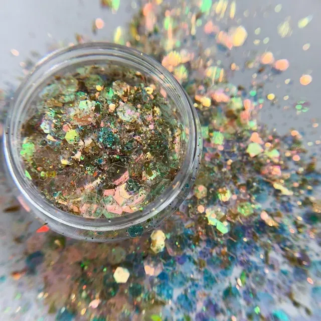 Majida Cosmetics Glitter Star 3 glitter unghie effetto stella