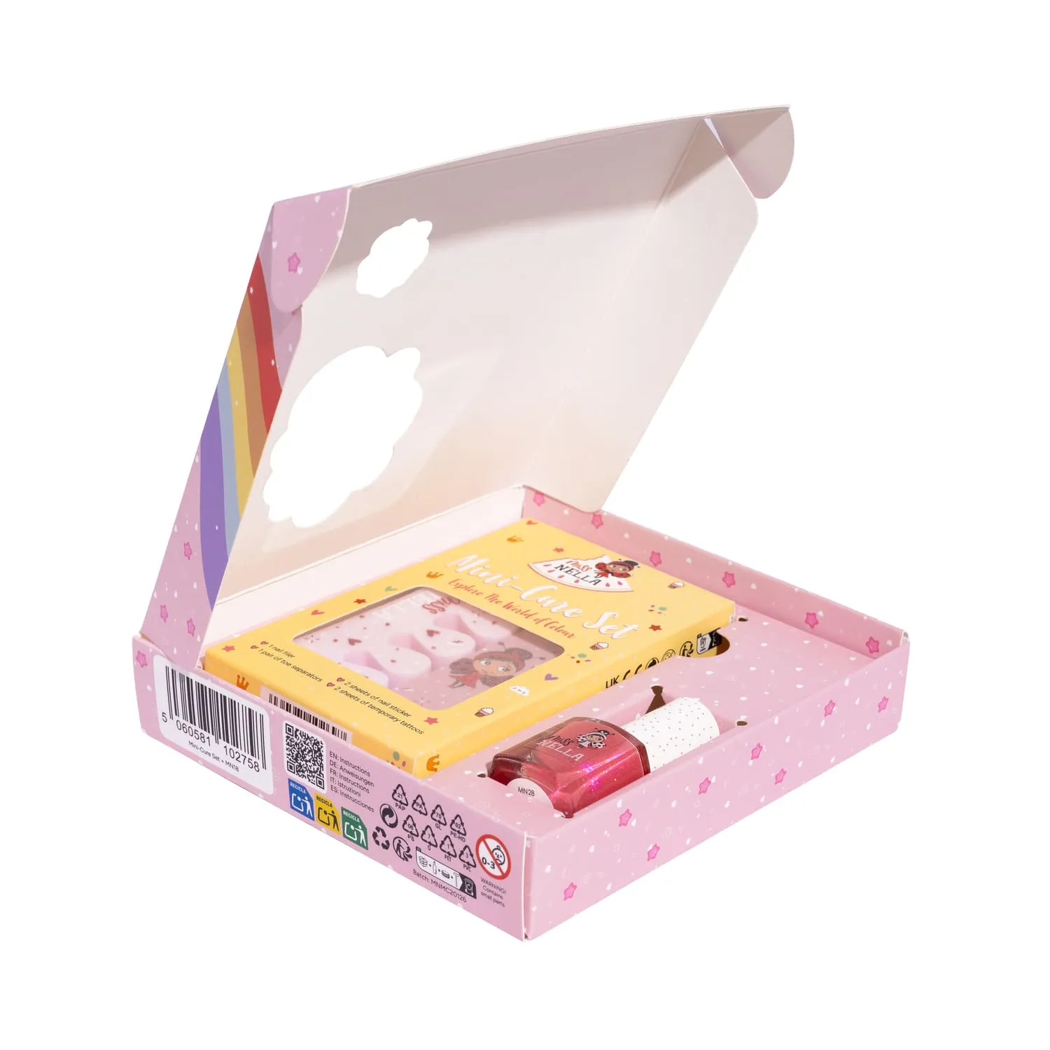 Miss Nella Rainbow Mani Magic Set kit smalti bimba