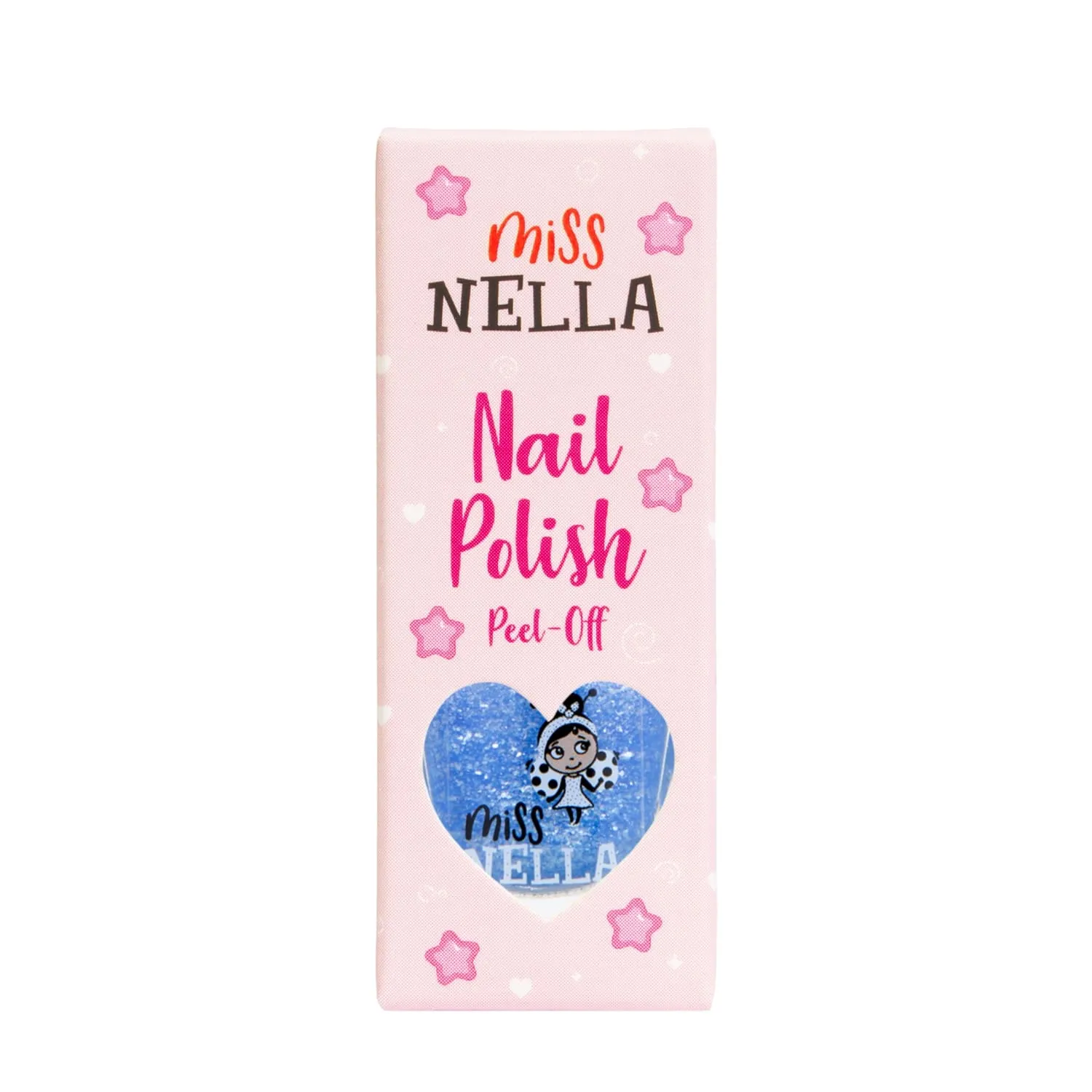 Miss Nella Elephunky smalto peel off blu glitter