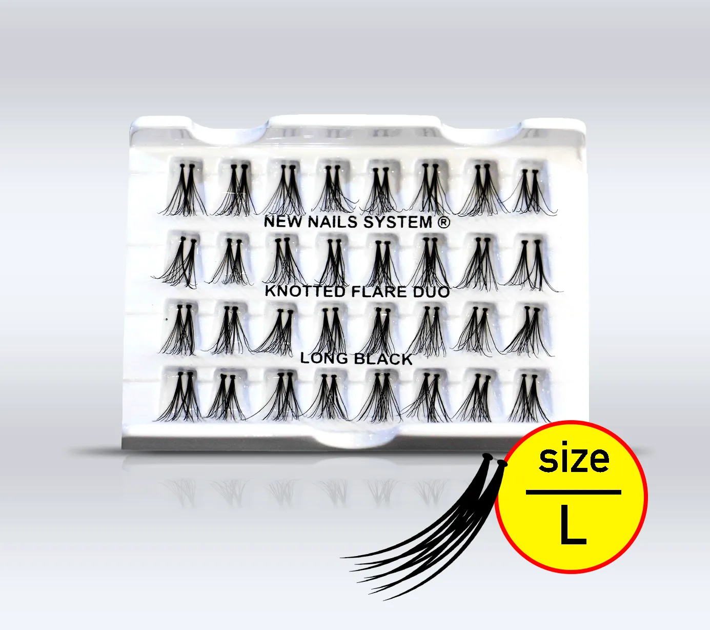 New Nails System Duo ciglia ciuffetti mix 32 coppie