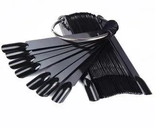 Majida Cosmetics anello espositore 50 tips nere