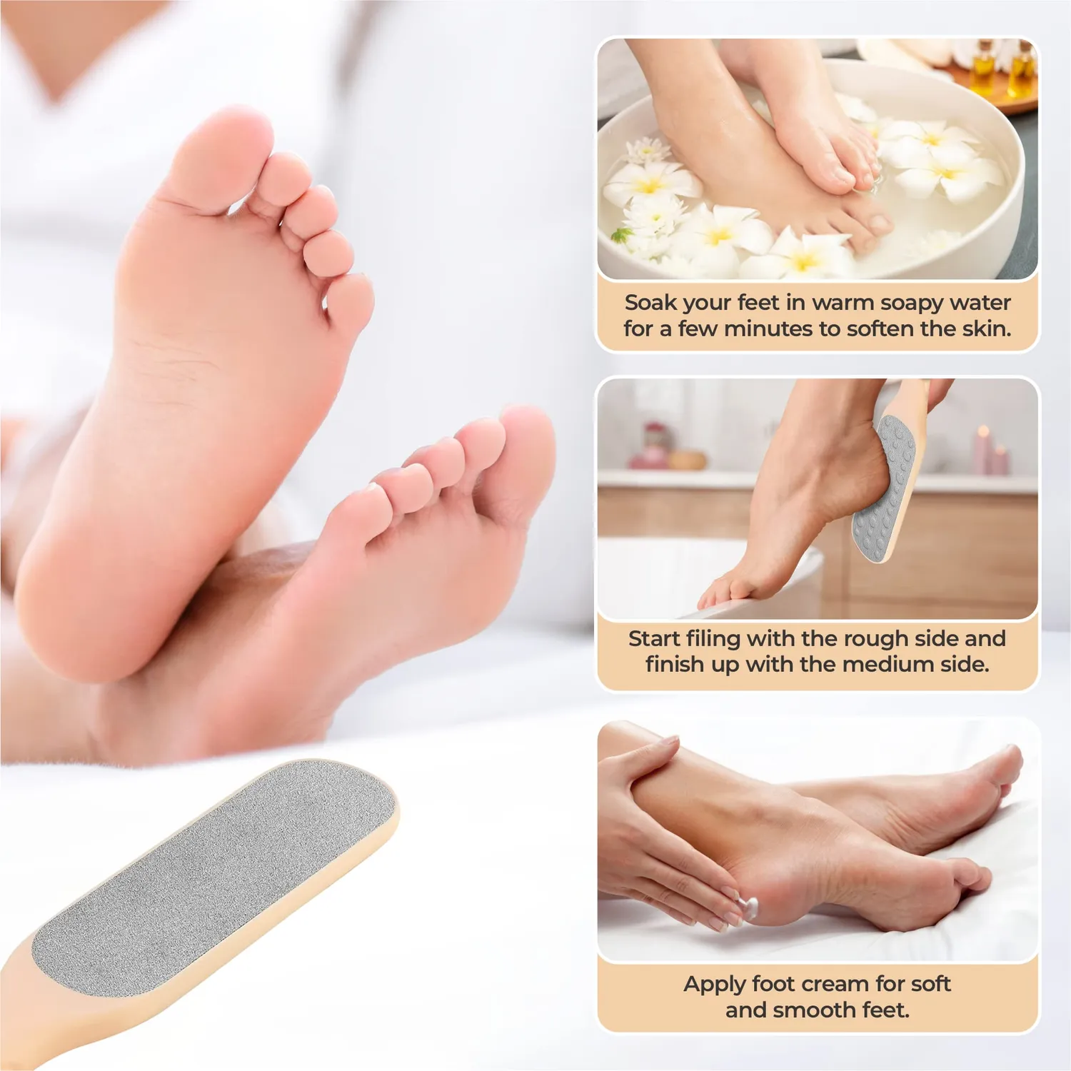 Karma Organic strumento pedicure rimozione calli piedi professionale