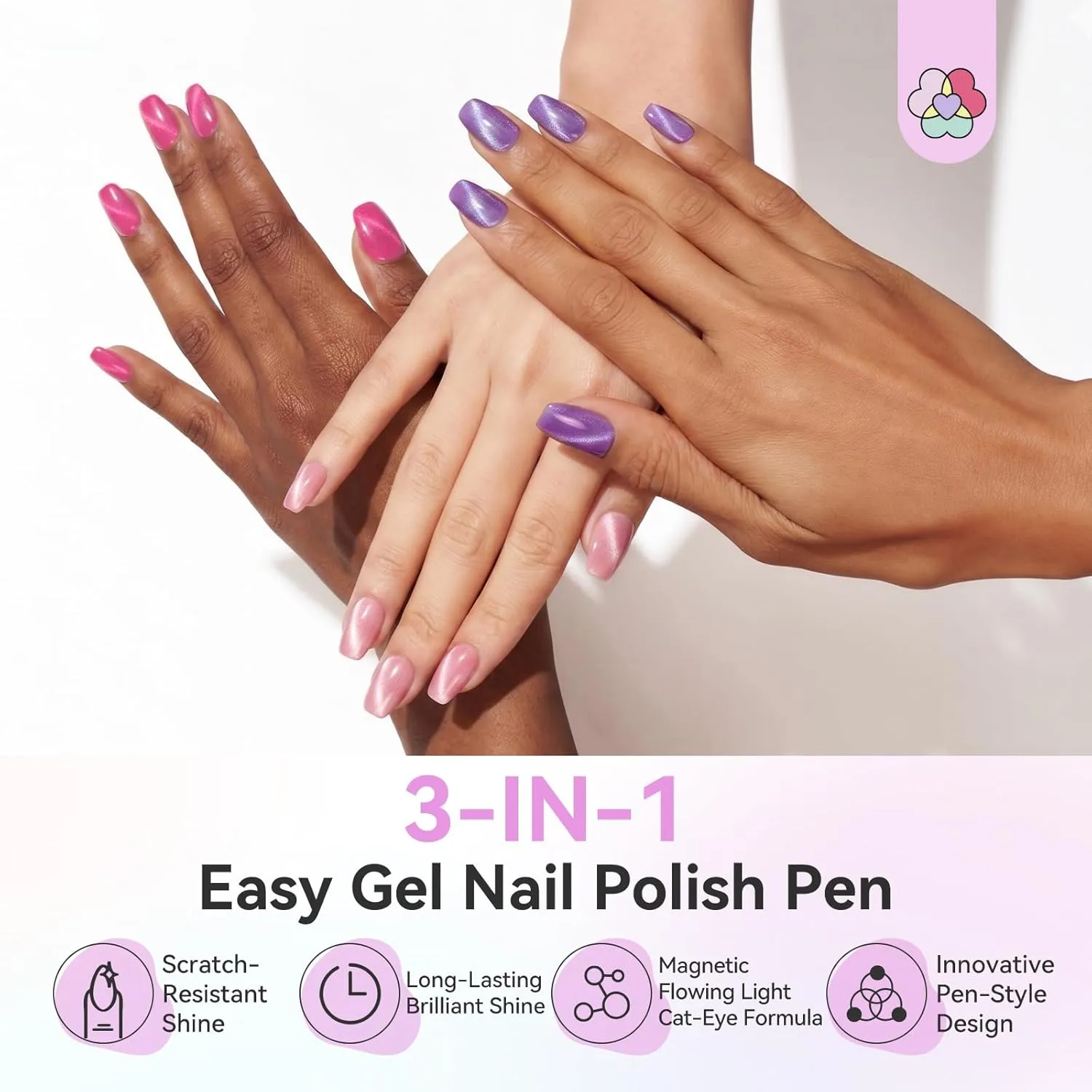 Saviland Jelly Cat Eye Penna Smalto Gel Magnetico 12 Pezzi