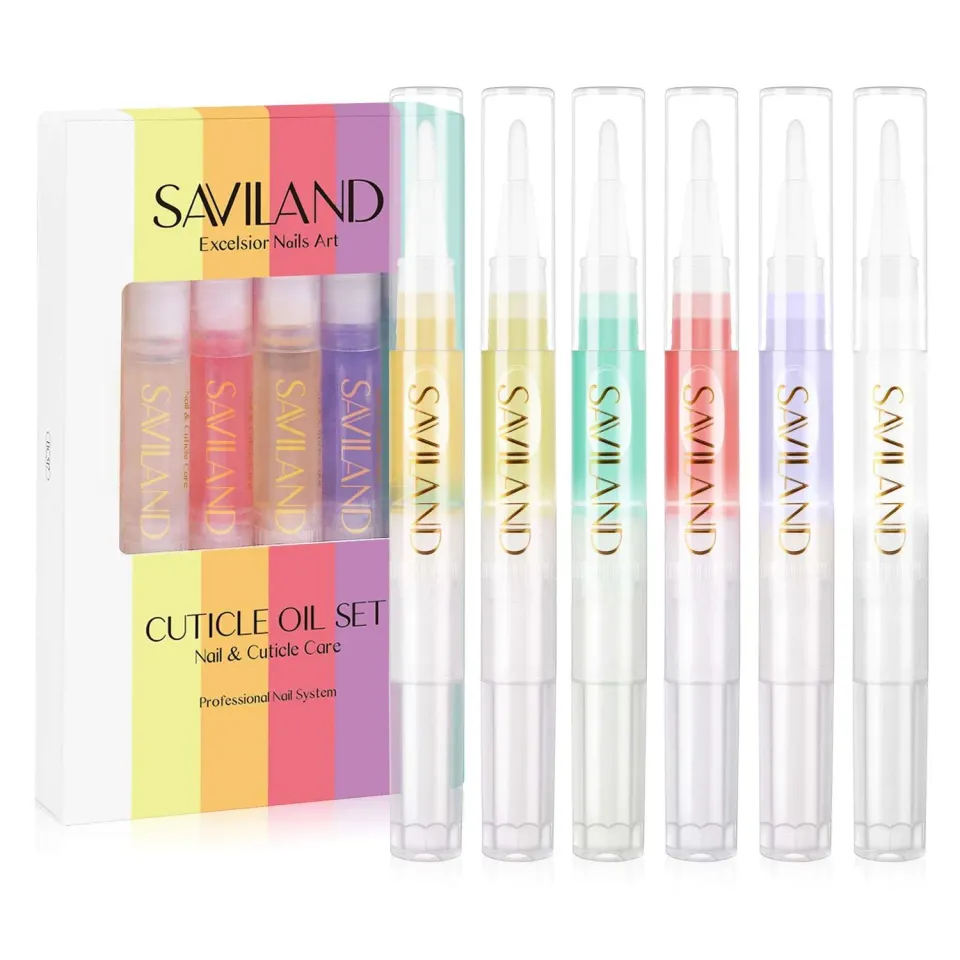 Saviland olio cuticole penna 6 pezzi frutta idratante