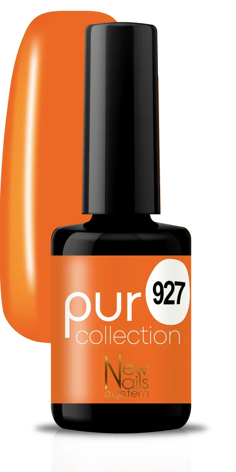 New Nails System Cardigan 927 Smalto Semipermanente Arancio UV/LED