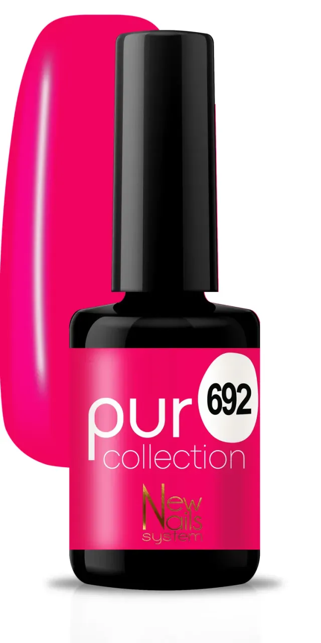 New Nails System Popart 692 smalto semipermanente fucsia vivo coprente