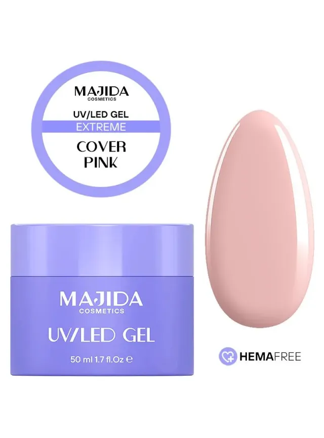 Majida Cosmetics Cover Pink extreme gel 50 ml costruttore