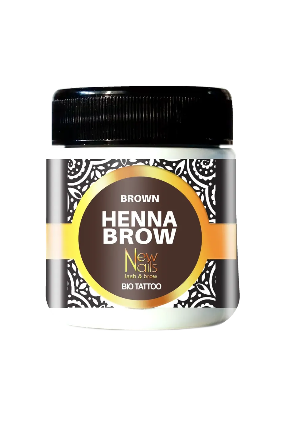 New Nails System Henna Brow Henné Sopracciglia Brown Marrone 20 g