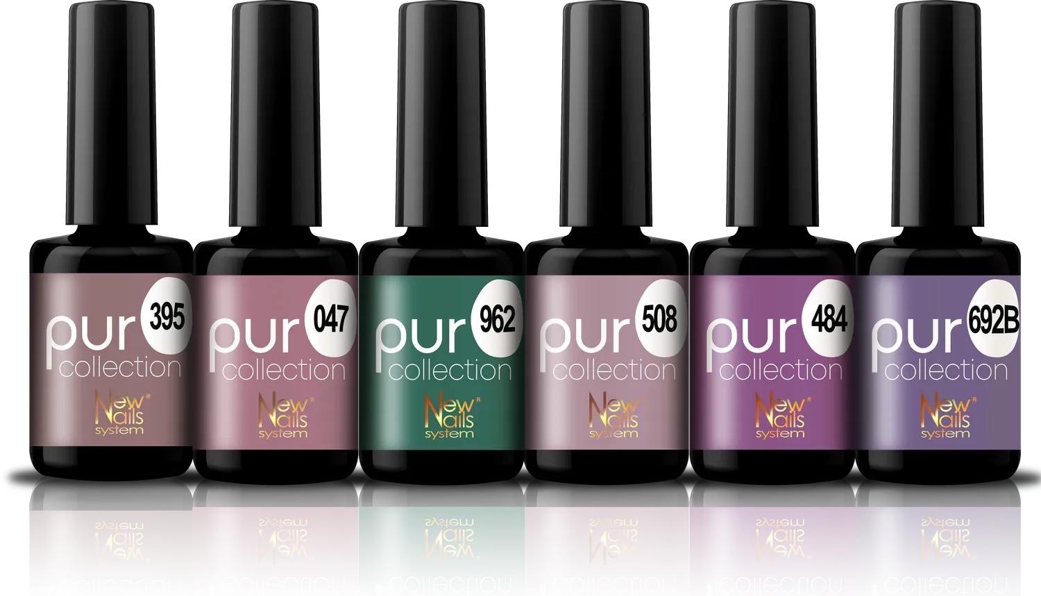 New Nails System Japandi Style Set 6 smalti semipermanenti UV/LED neutri