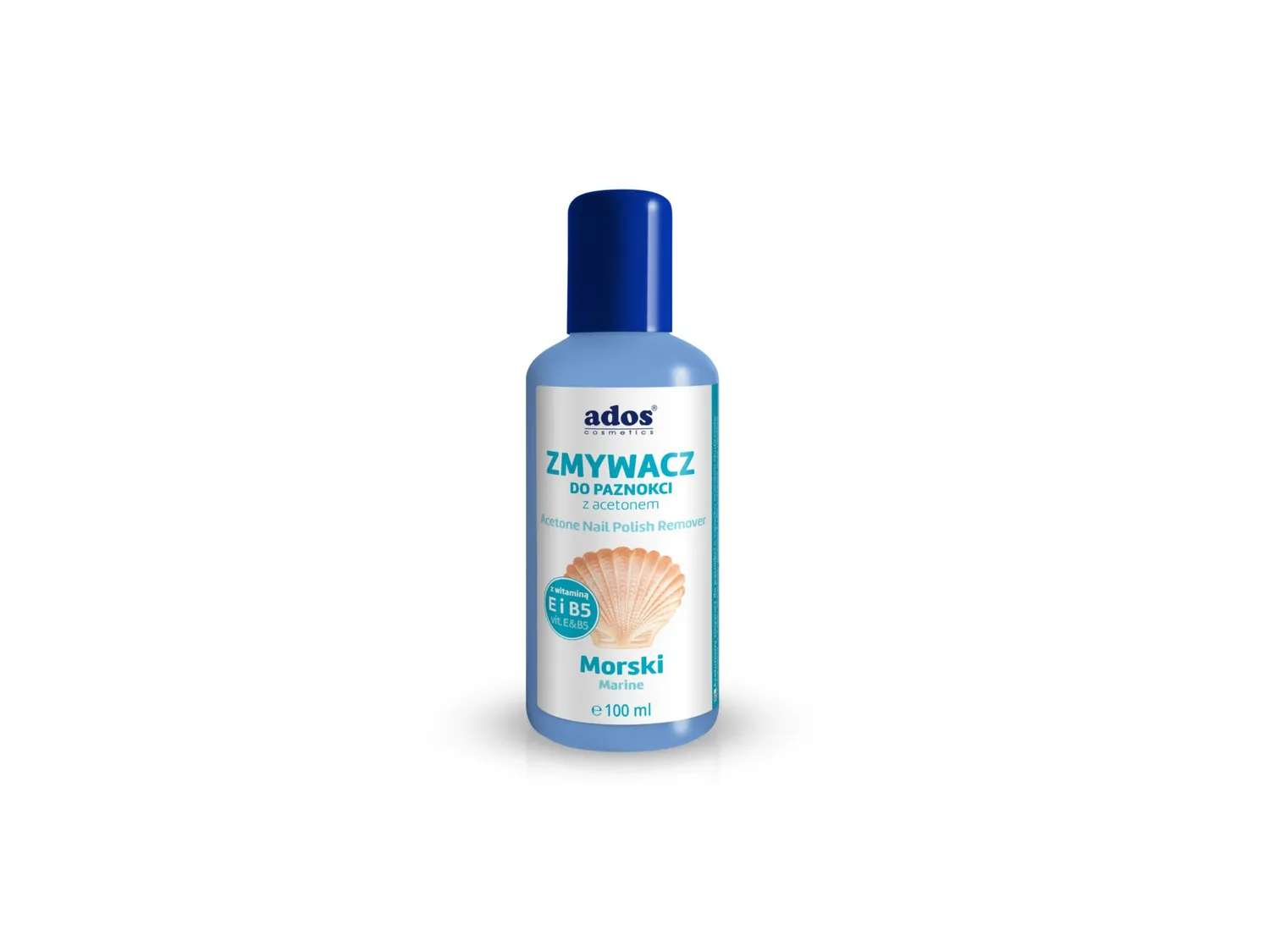 Ados Cosmetics Acetone solvente unghie 100 ml con vitamina E