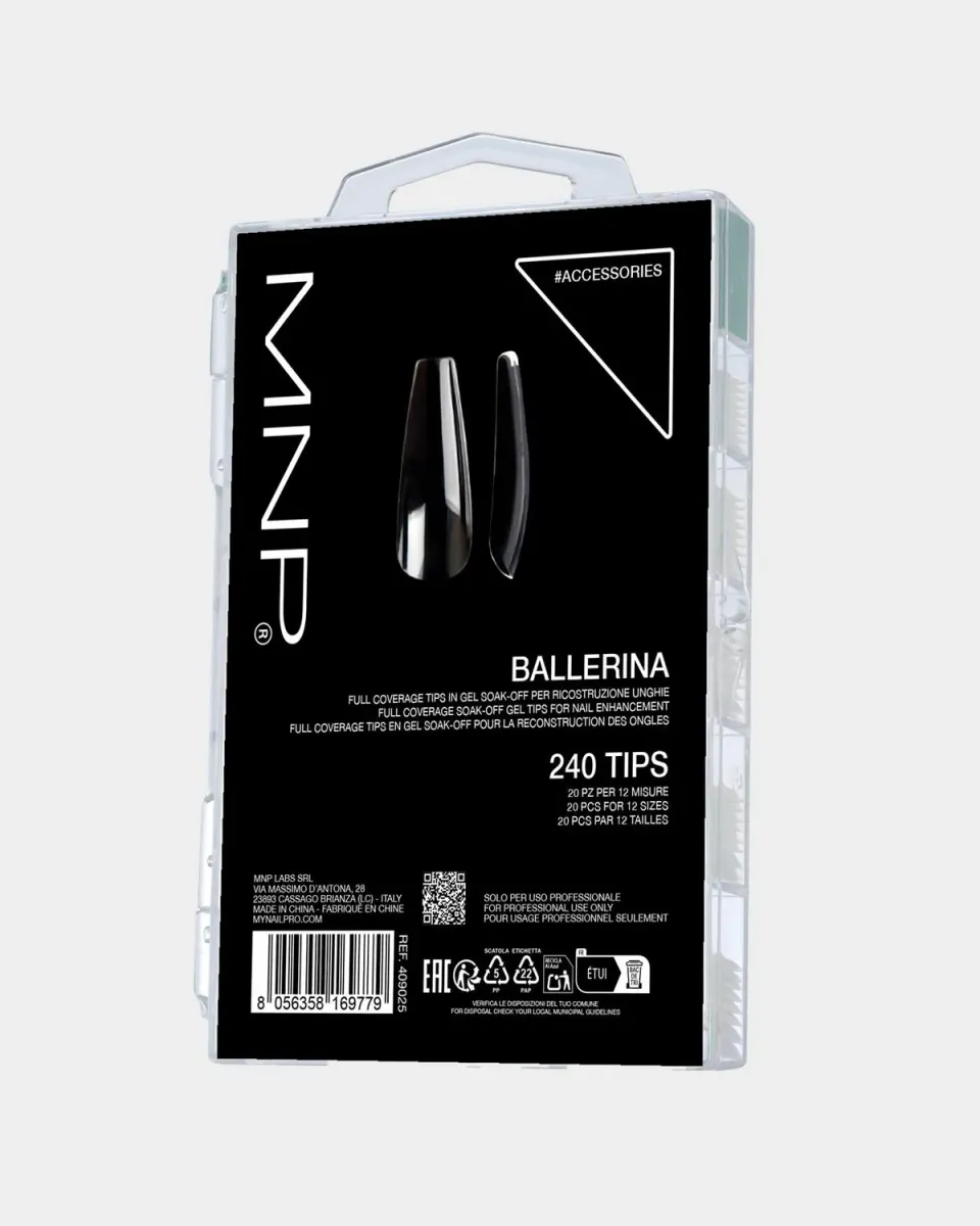 Mesauda Full Coverage Tips Ballerina 240 pz soak off