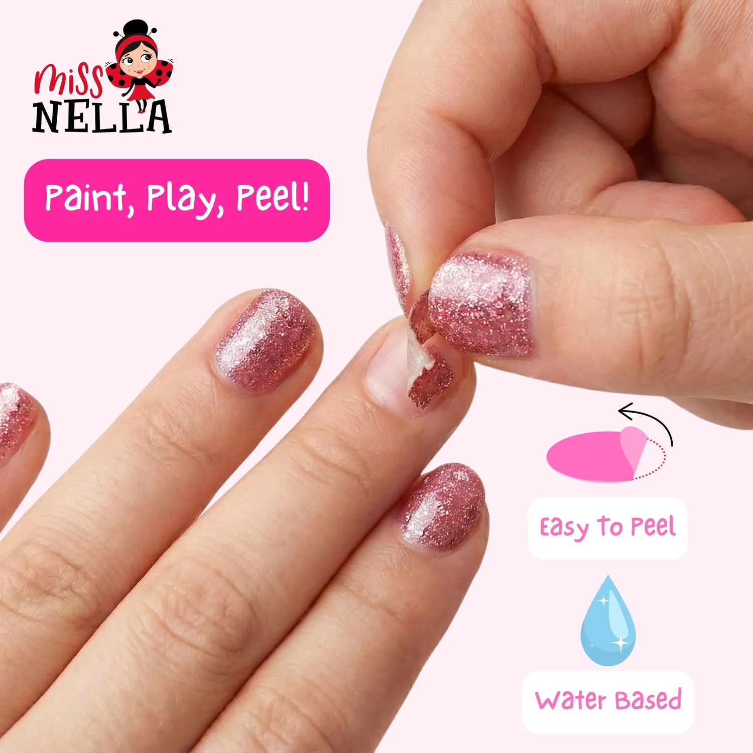 Miss Nella Festive Duo smalto Shazam balsamo labbra