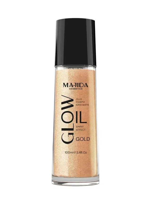 Majida Cosmetics Glow Oil olio corpo Gold 100 ml shimmer